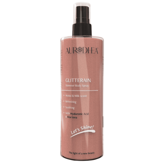 SOL21 - GLITTERAIN – Golden Shimmer Body Spray (Monoi & Milk Scent) - 150 ml